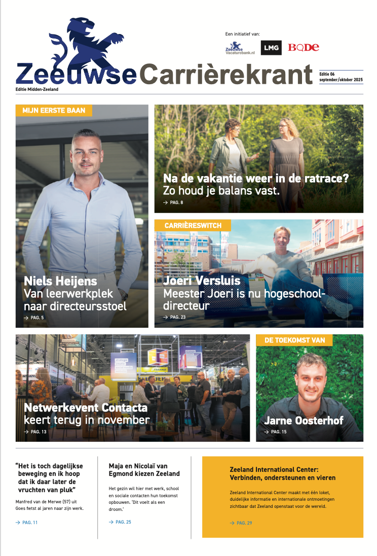 Zeeuwse Carrierekrant Midden Zeeland - september 2025